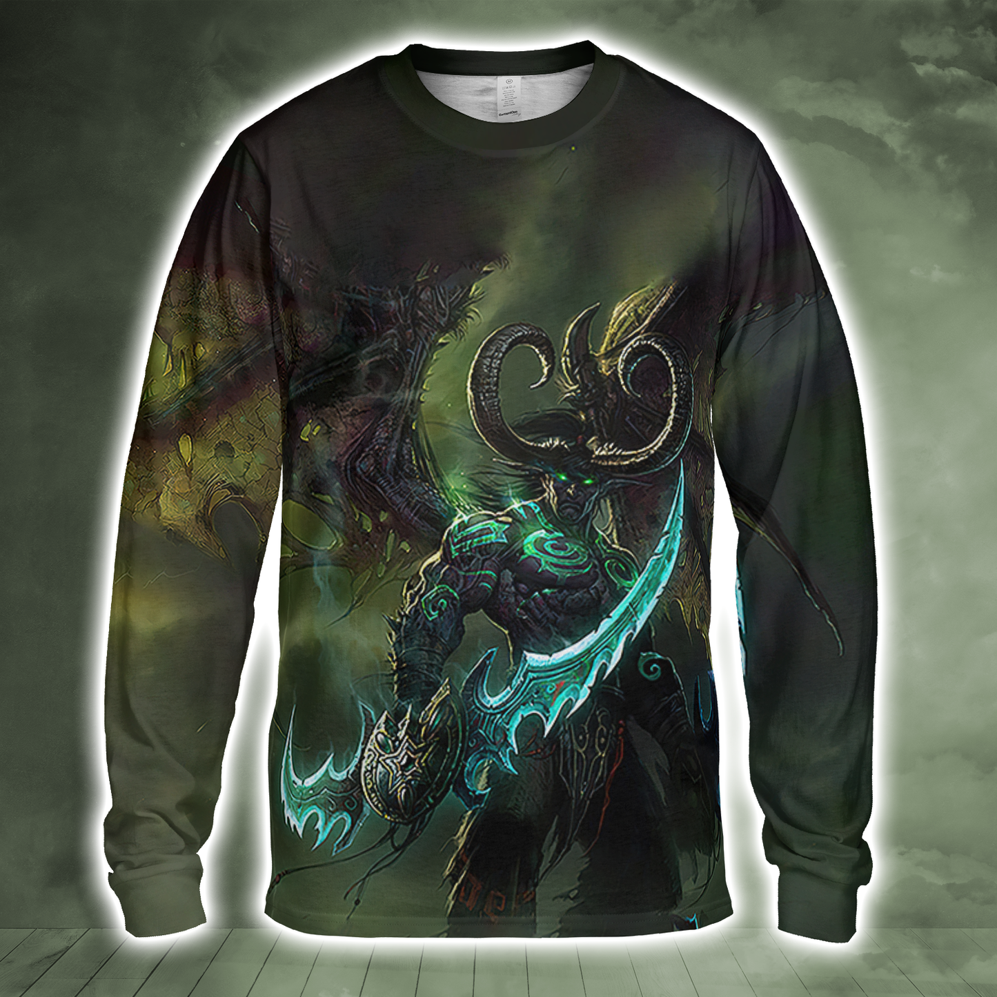 Illidan Demon hunter Wow AOP Long Sleeve Shirt