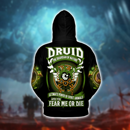Druid Edition WoW AOP Hoodie Premium