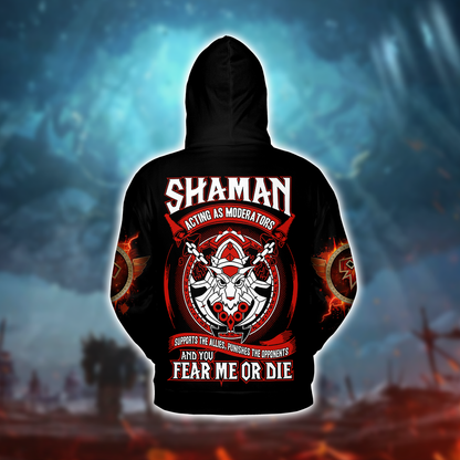 Shaman Edition WoW AOP Hoodie Premium
