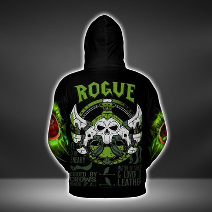 Rogue Master Of Stealth Wow AOP Hoodie Premium