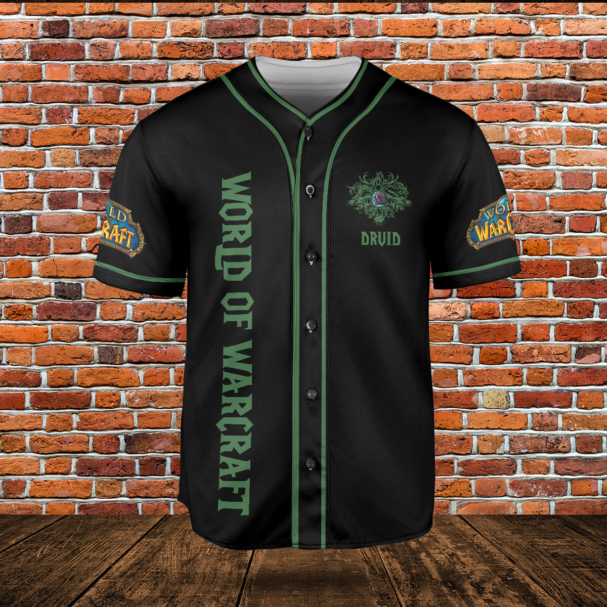 Feral Druid Wow Collection AOP Baseball Jersey