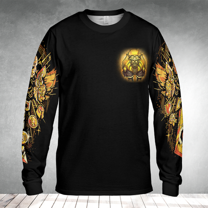 Paladin Class Icon Color Wow AOP Long Sleeve Shirt