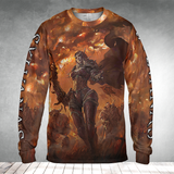 Warchief of the Horde Wow AOP Long Sleeve Shirt