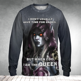 Banshee Queen Wow AOP Long Sleeve Shirt