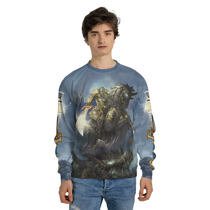Tirion Fordring Highlord of the Argent Crusade WoW AOP Sweatshirt Premium