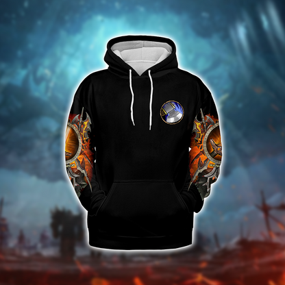 Arms Warrior Guide Warrior Class V2 WoW Collections AOP Hoodie