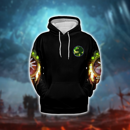 Affliction Warlock Guide Warlock Class V2 WoW Collections AOP Hoodie