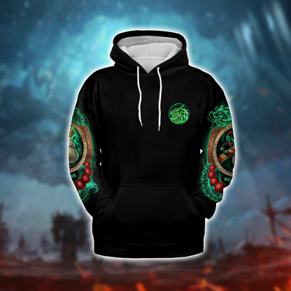 Mistweaver Monk Guide Monk Class V2 WoW Collections AOP Hoodie