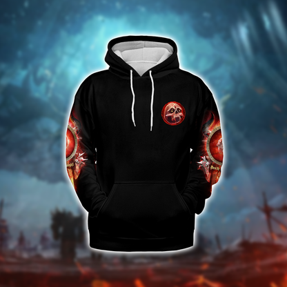 Blood Death Knight Class Guide V2 WoW Collections Edition AOP Hoodie