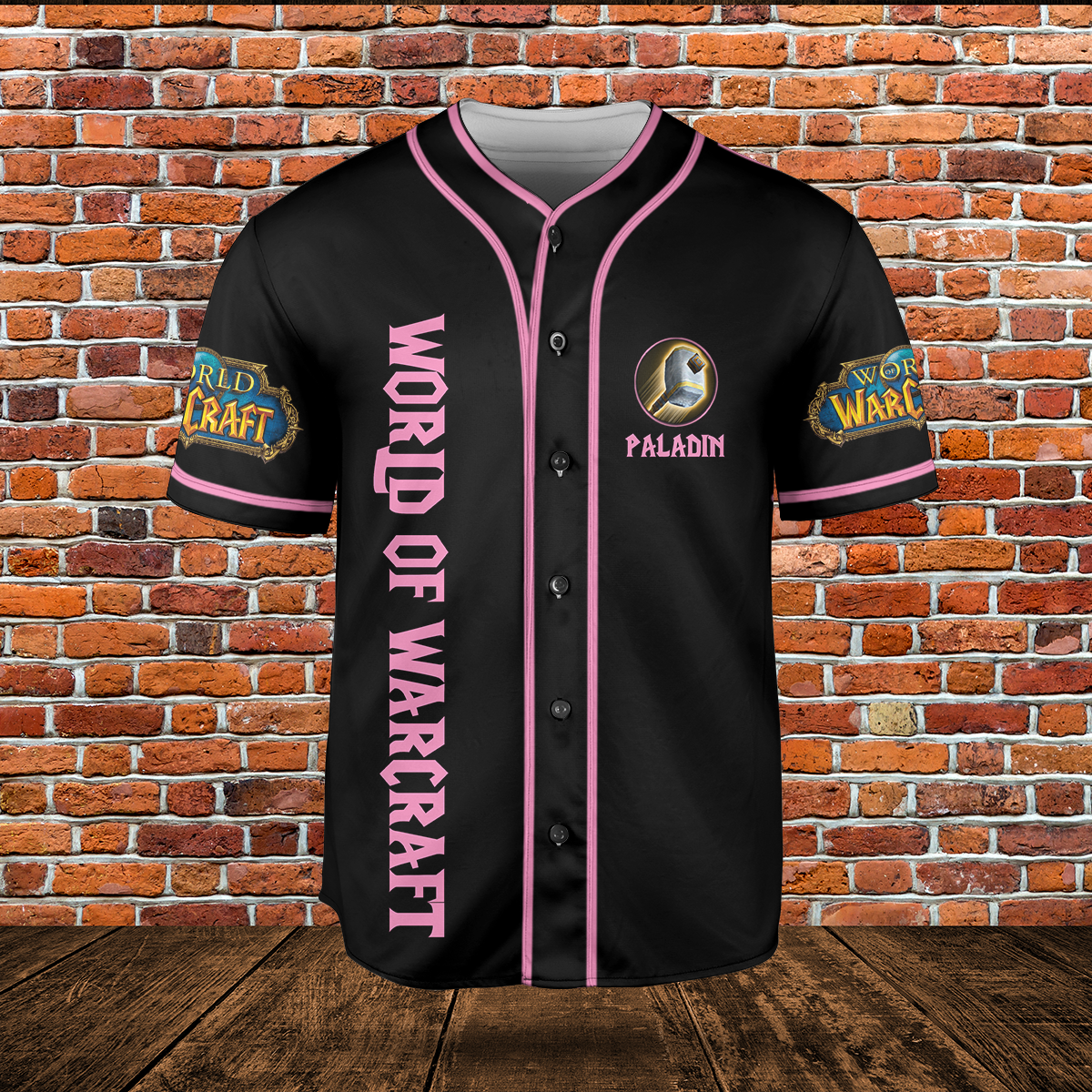 Paladin Class Icon V4 Classic Wow Collection AOP Baseball Jersey