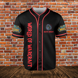 Death Knight Class Icon V1 Classic Wow Collection AOP Baseball Jersey