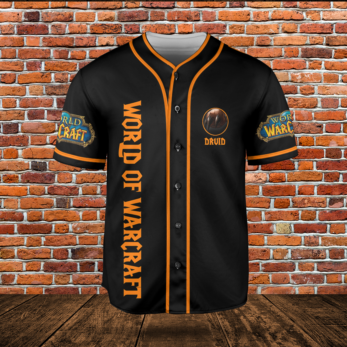 Druid Class Icon V2 Classic Wow Collection AOP Baseball Jersey