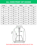 WoW Shaman Class Definition Icon V1 All-over Print Zip Hoodie