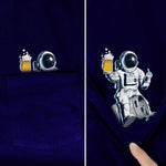 Astronaut Middle Finger Pocket Shirt