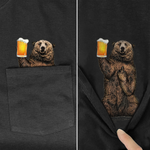 Beer is with Bear Pocket Shirt