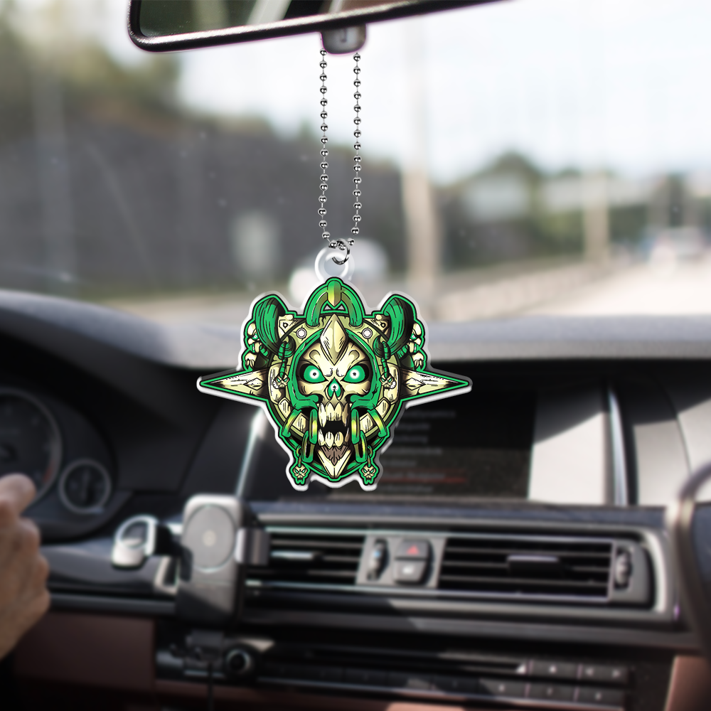 Unholy Death Knight Class Icon Races and Factions WoW Custom Car Ornament