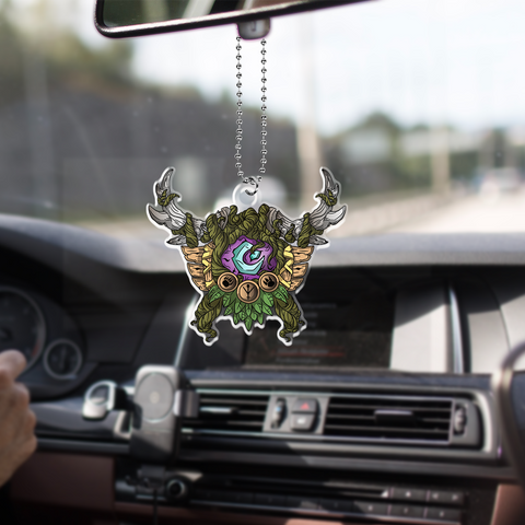 Druid Class Icon Races and Factions WoW Custom Car Ornament