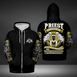 Priest Class Definition All-over Print Zip Hoodie ( Midweight )