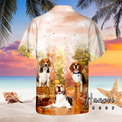 Beagle Dog Lover AOP Hawaiian Shirt
