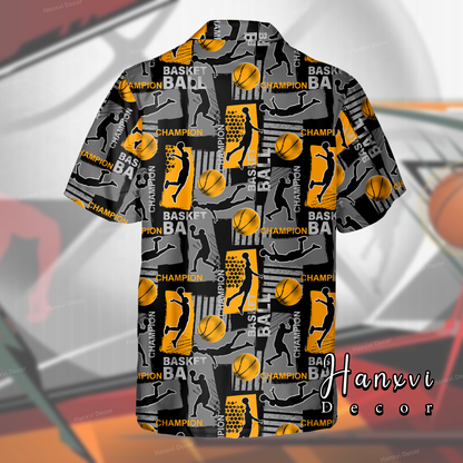 BASKETBALL AOP Hawaiian Shirt