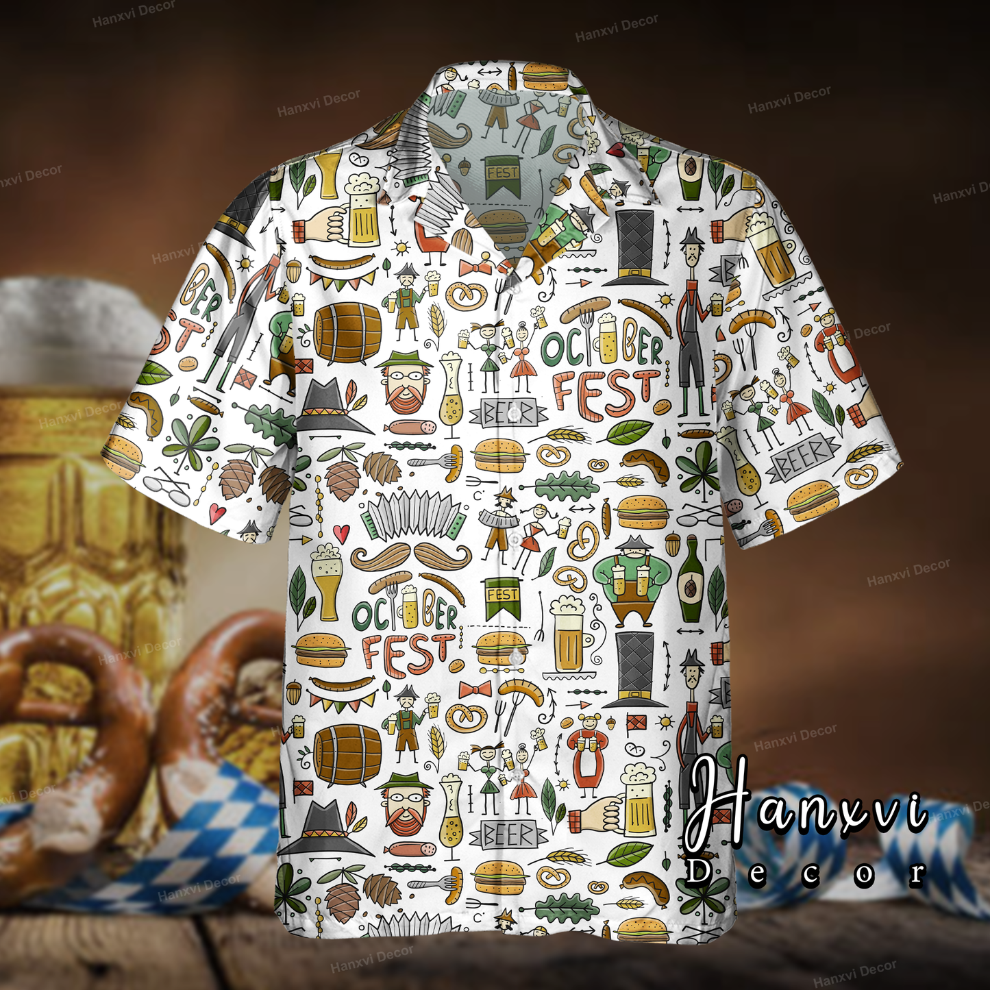 Funny Beer IPA Oktoberfest Hawaiian Shirt