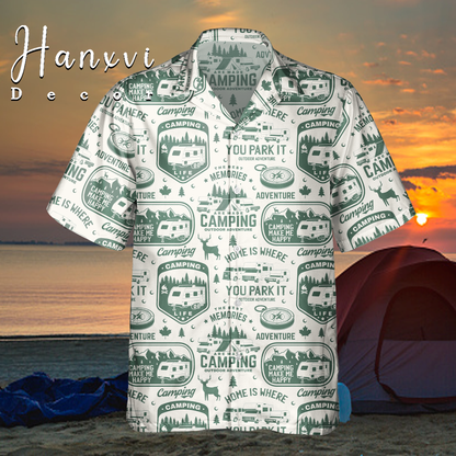 CAMPING Nature Adventure Hawaiian Shirt