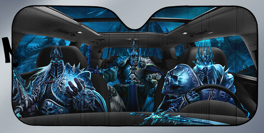 Warcraft Lich King Carsunshade WOW Car Decoration