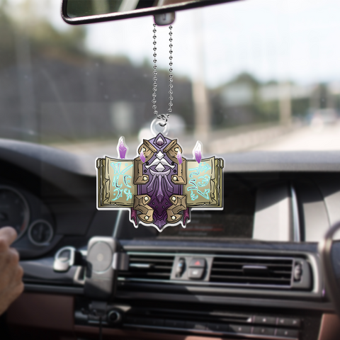 Mage Class Icon Races and Factions WoW Custom Car Ornament