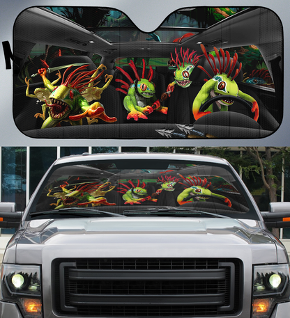 Warcraft Murloc Carsunshade WOW Car Decoration