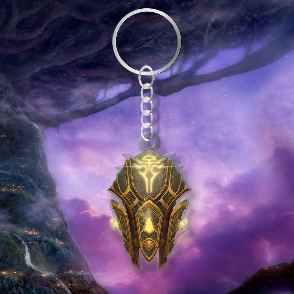Draenei Races and factions of WoW V5 Acrylic Keychain