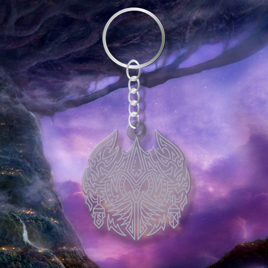 Elf of the Void — Allied Race Crest WoW V3 Acrylic Keychain