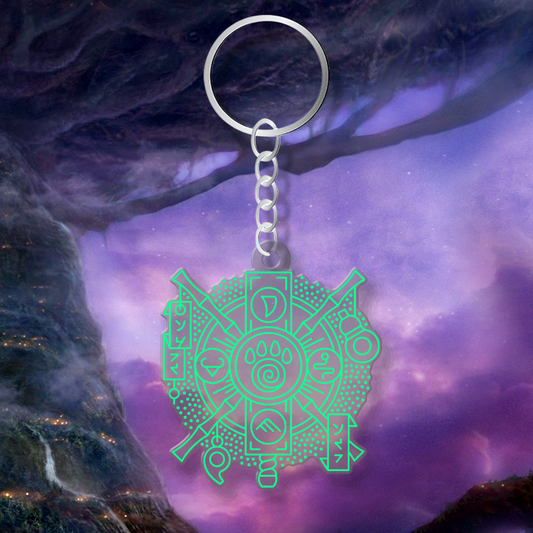 Monk — Class Crest WoW V3 Acrylic Keychain