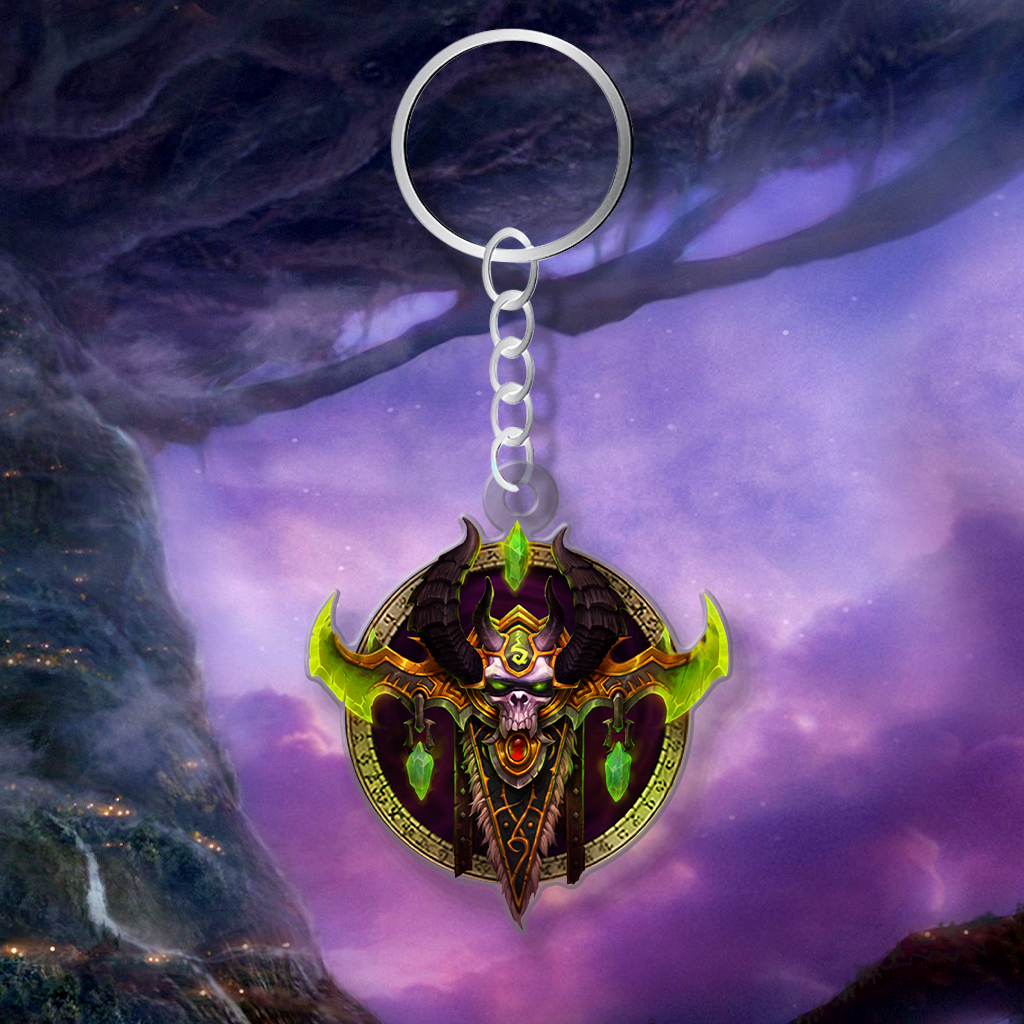 Demon Hunter WoW V5 Acrylic Keychain