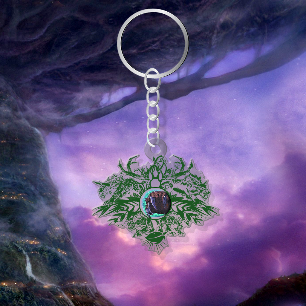 Druid Class - Icon Crest WoW V4 Acrylic Keychain