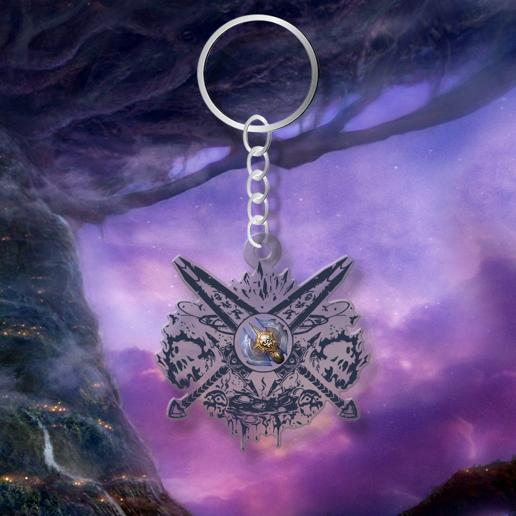 Death Knight Class - Icon Crest WoW V4 Acrylic Keychain