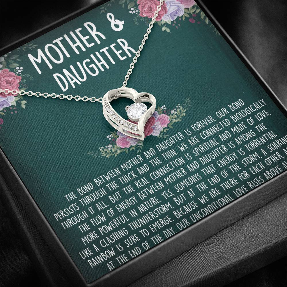 Mother And Daughter Forever Love Necklace