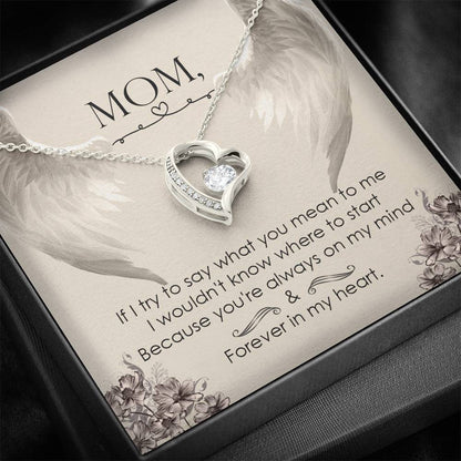 Mom Mother's Day Gift  Forever Love Necklace