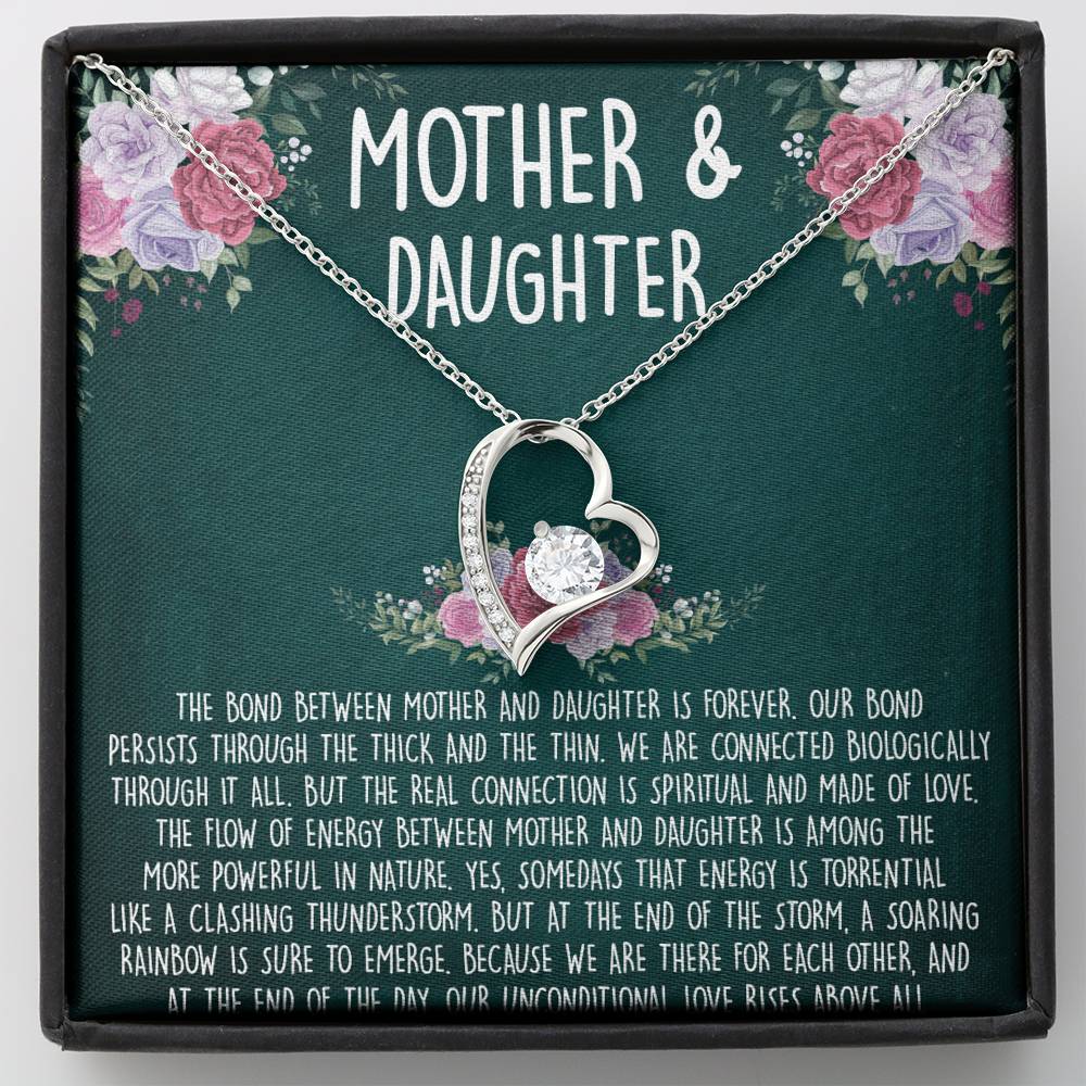 Mother And Daughter Forever Love Necklace
