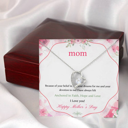 Mom Happy Mother's Day Forever Love Necklace
