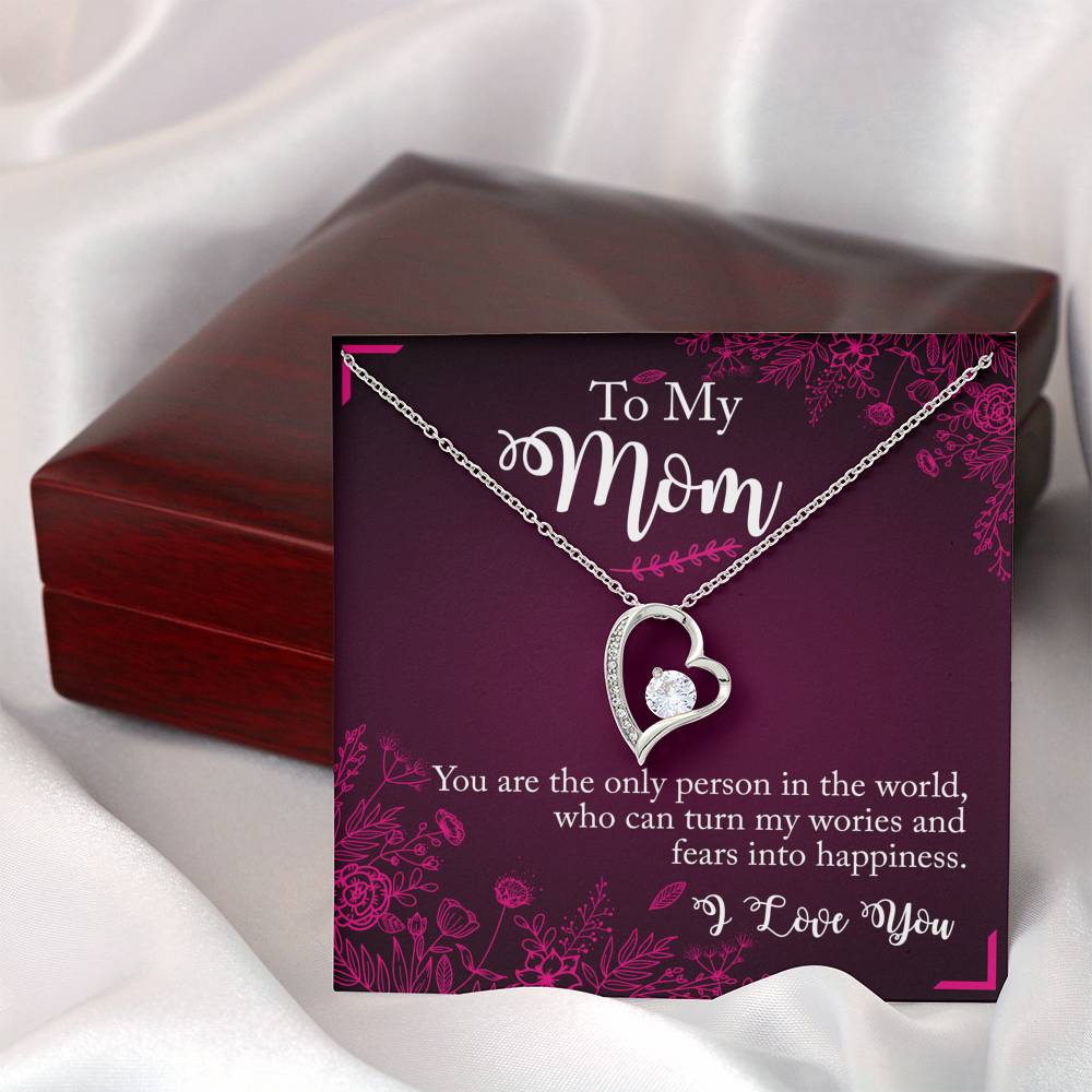 To My Mom Happy Mother's Day Forever Love Necklace