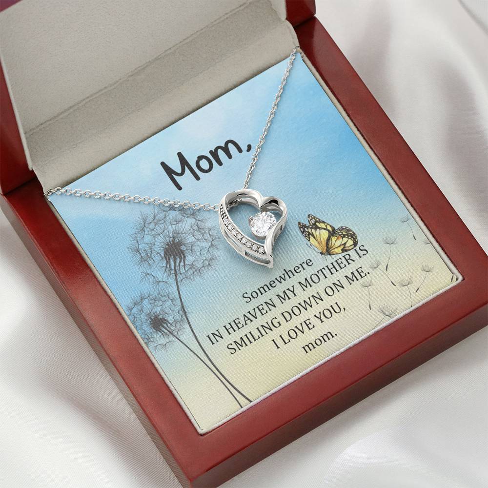 Love Mom Happy Mother's Day Forever Love Necklace