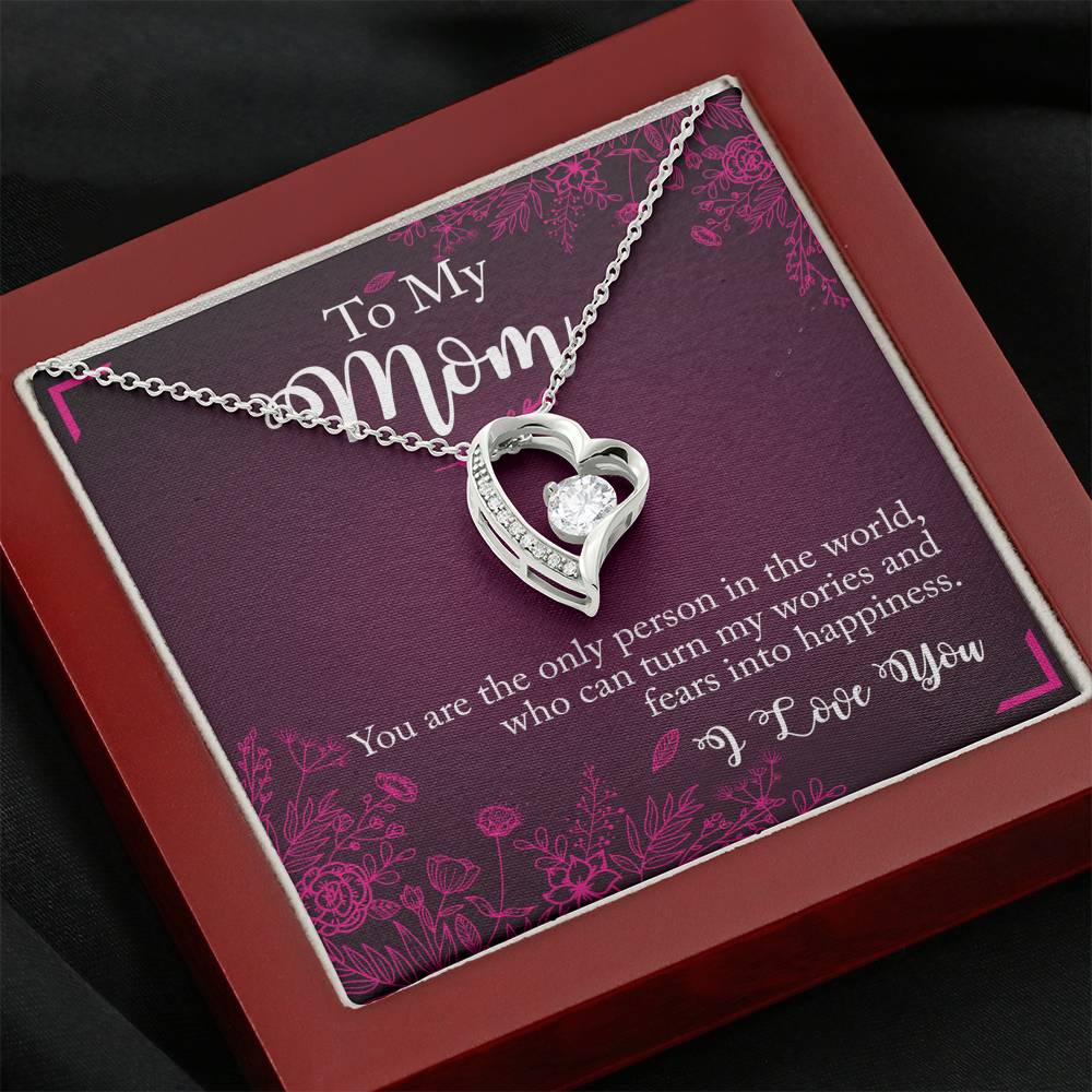 To My Mom Happy Mother's Day Forever Love Necklace