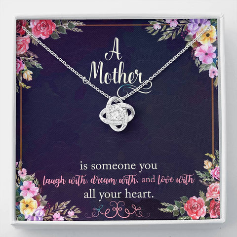 A Mother Happy Mother's Day Love Knot Necklace