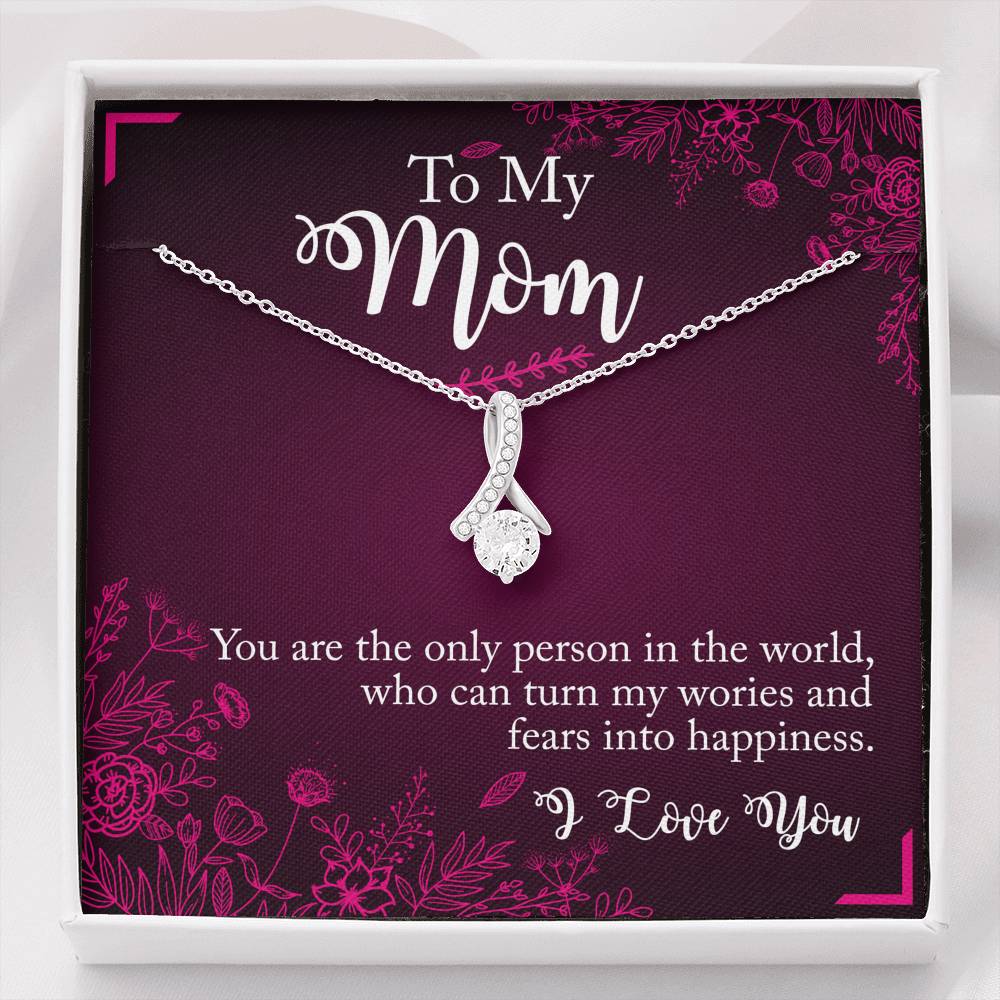To My Mom Happy Mother's Day Alluring Beauty Necklace