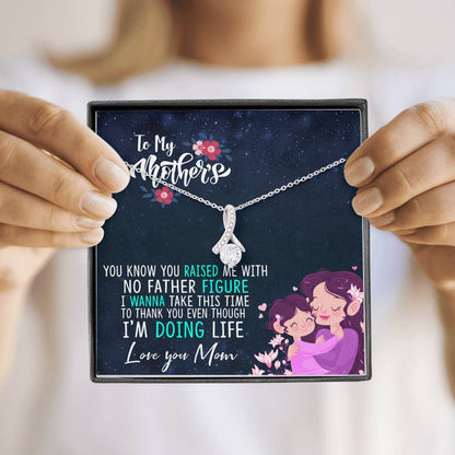 To My Mother Happy Mother's Day Alluring Beauty Necklace