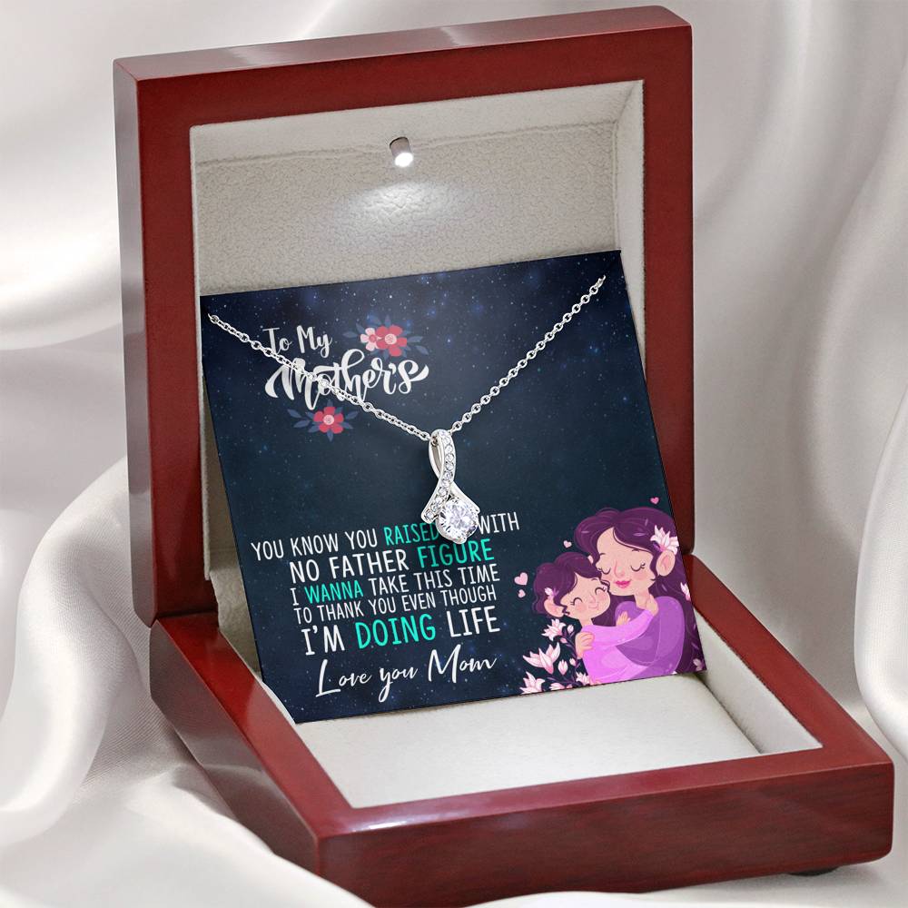 To My Mother Happy Mother's Day Alluring Beauty Necklace