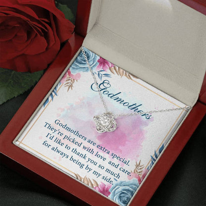 Godmother Are Extra Special Mother's Day Gift Love Knot Necklace