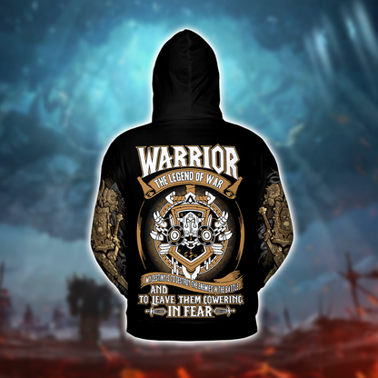 Warrior - Lords of War - WoW Class V5 AOP Hoodie