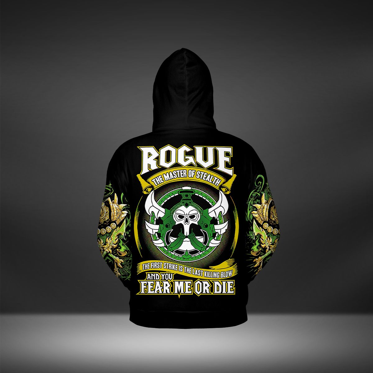 Rogue Class Definition All-over Print Zip Hoodie ( Midweight )