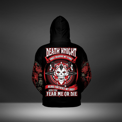 Death Knight Class Definition All-over Print Zip Hoodie ( Midweight )